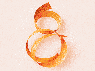 8 36 days 8 36 days of type 36 days of type 08 36 days of type 2021 36daysoftype 8 alphabet eight illustration lettering number 8 number eight texture type typography
