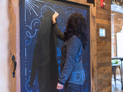 Chalkboard Time-Lapse chalk chalkboard drawing hand lettering illustration lettering quote time-lapse type typography