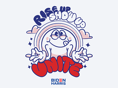 Rise Up. Show up. Unite. design digital illustration poster riseupshowupunite vector