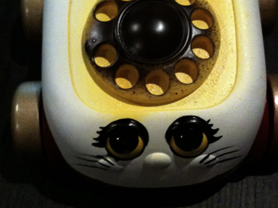 Lucky Cat Telephone custom painting telephone toy