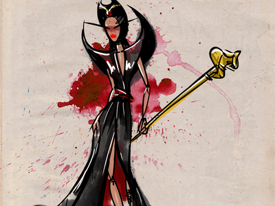 House of Villains - Jafar character character design digital disney drawing fashion illustration sketch villain