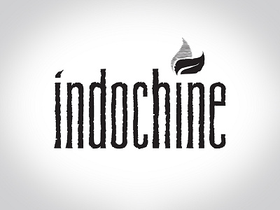 Indochine Logo asian food identity indochine indonesia logo restaurant thai