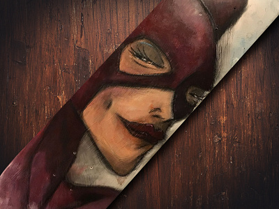 Catwoman Skatedeck acrylic batman character character design deck painting skate skateboard villain
