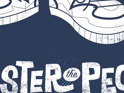 My Three Sons poster illustration homage hand-lettering type always summer foster the people my three sons
