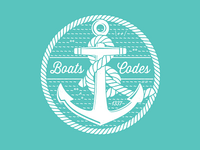 Boat & Codes anchor boats code design developer nautical rope script web
