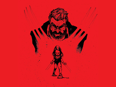 Logan character character design comics illustration ink marvel movie mutant superhero wolverine x men x23