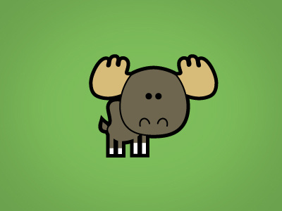 SSQ Moose animal character character design illustration iwearyourshirt moose vector