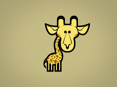 SSQ Giraffe animal character character design giraffe illustration iwearyourshirt vector