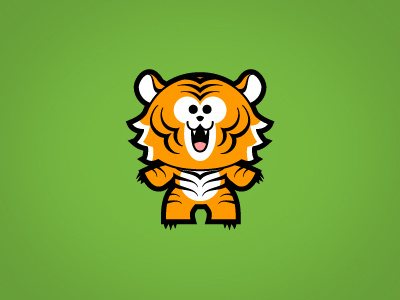SSQ Tiger animal character character design illustration iwearyourshirt tiger vector