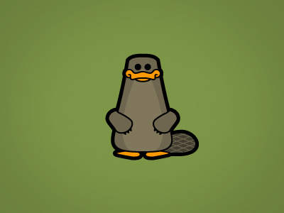SSQ Platypus animal character character design illustration iwearyourshirt platypus vector