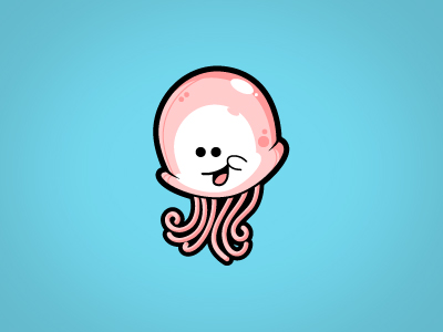 SSQ Jellyfish animal character character design illustration iwearyourshirt jellyfish vector