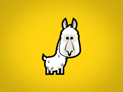 SSQ Llama animal character character design illustration iwearyourshirt llama vector