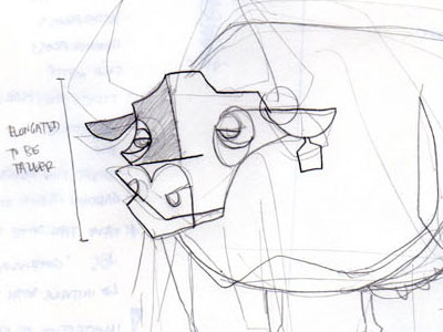 Animal Sketches animal cow illustration sketch