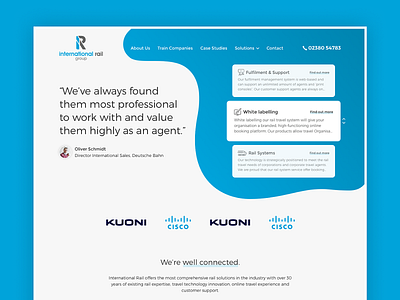 International Rail - Website Concept