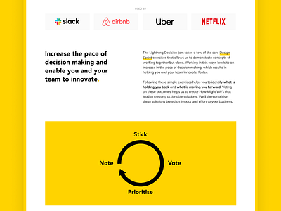 Hinge Website  - Lightning Decision Jams