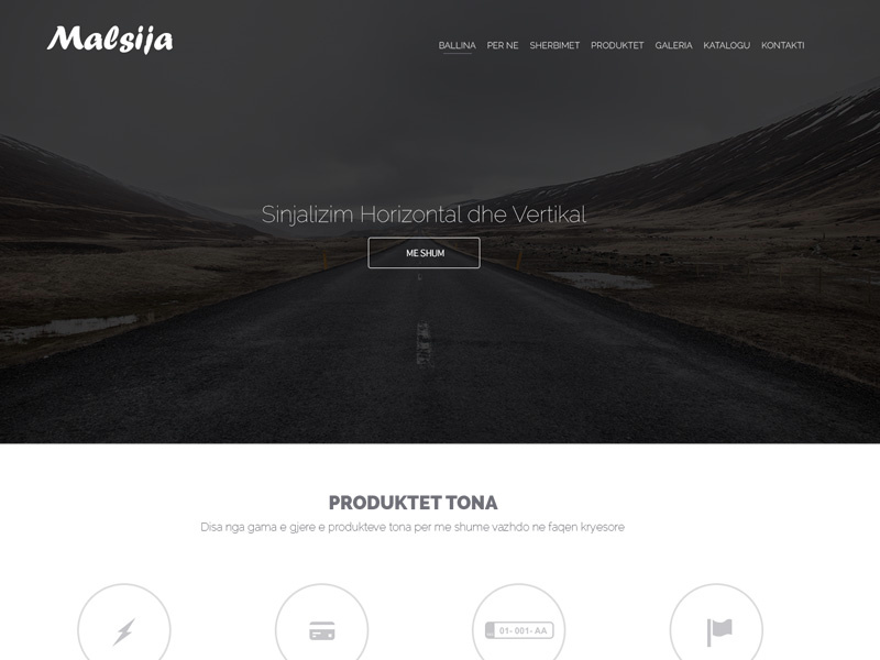 Malsija Company malsija company theme website template design branding