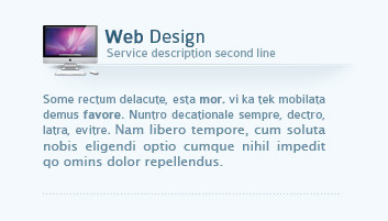 Web design blottah design element web