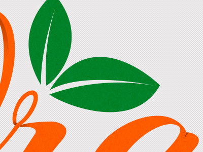 Orange and Leaf astrit concept green. leaf logo malsija medical orange