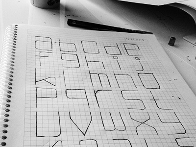 Font design design draw font hand pen sketch