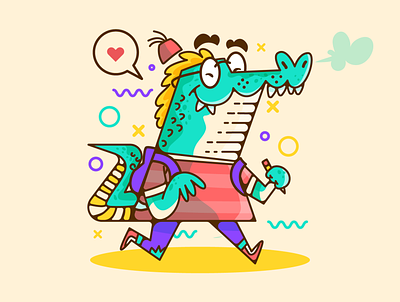 KOKO aligator characterdesign characters illustraion illustration illustrator méxico personajes