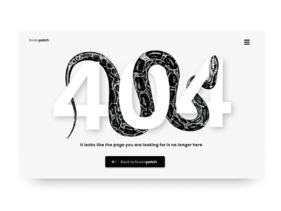 404 page design