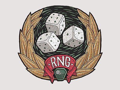 RNG artwork dice emote foch fochrng icon rng sir foch twitch