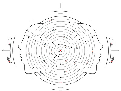 Death by AI? code design face geometry illustration labirinth sci-fi science space vector