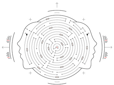 Death by AI? code design face geometry illustration labirinth sci fi science space vector
