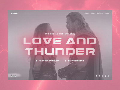 Thor: Love and Thunder Homepage