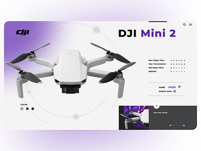 Drones landing page