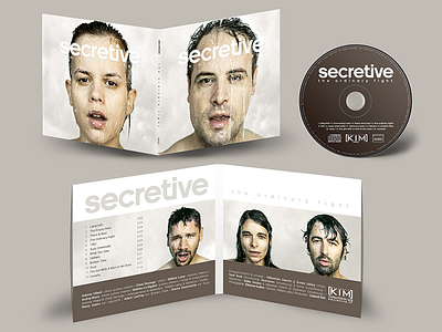 Secretive - The Ordinary Fight album cover cd design music packaging photoshop