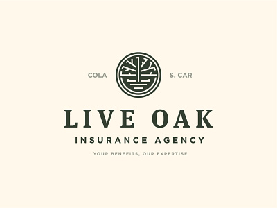 Live Oak columbia insurance live oak logo oak south carolina tree