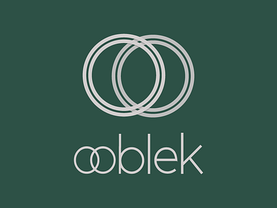 Ooblek circles green logo ooblek rings