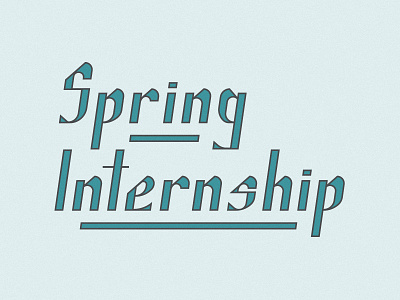 Spring Internship pt. 1