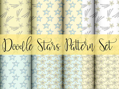 Doodle Stars Pattern Set