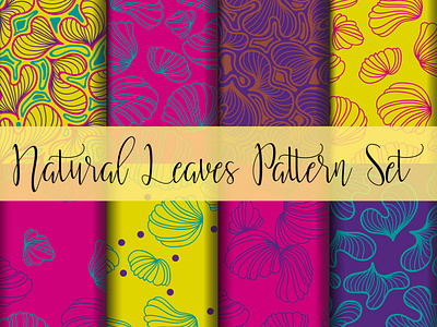 Natural Leaves Pattern Set