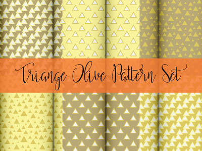 Triange Olive Pattern Set 3d animation app blue and gray pattern set branding design graphic design illustration logo motion graphics triange olive pattern set ui