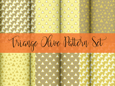 Triange Olive Pattern Set