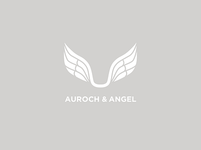 Auroch & Angel angel auroch bible book publisher bull christian horns logo ox religious spiritual wings