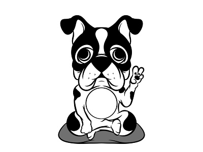 Dogcow cartoon character mascot