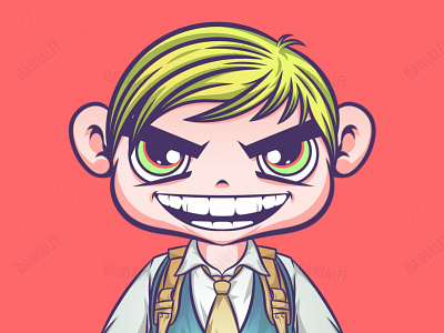 Udin #11 cartoon character illustration