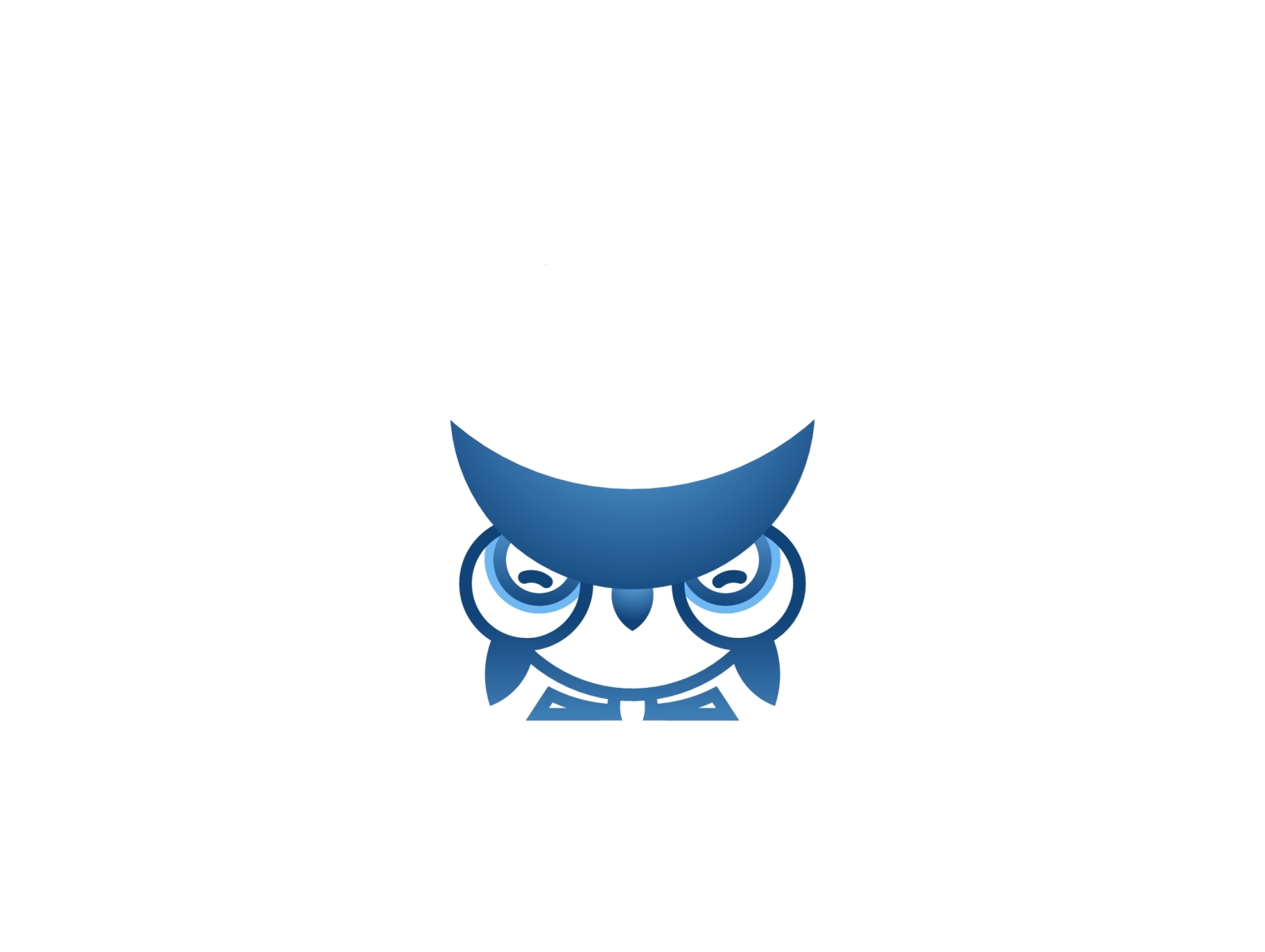 Blue owl by dawialfi on Dribbble