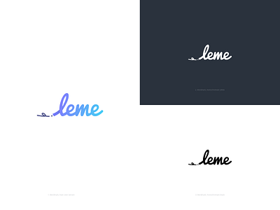 Leme logo handwritten learning logo logo design motivation reading school scribble writing