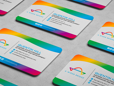 A Wider Bridge Business Cards business cards lgbt lgbtq