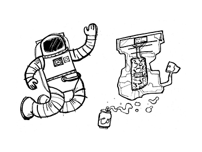 Astronaut sketch