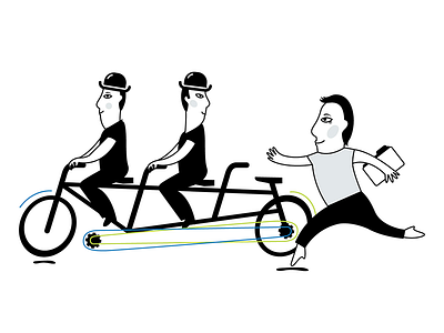 Bike - illustration bike character drawing illustration illustrator vector webcontent