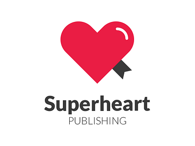 Superheart Publishing logo books branding heart illustration logo logotype publishing visualidentity