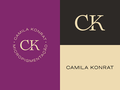 Camila Konrat - Logo variations branding design logo typography vector