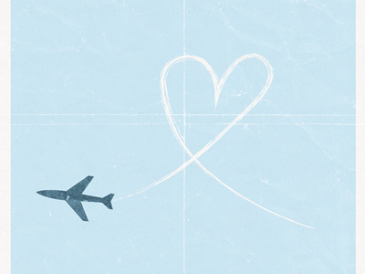 Heart Plane concert heart jet paper plane texture toronto vector