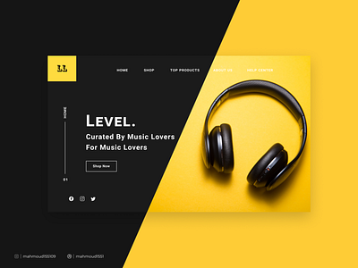 LEVEL branding graphic design ui